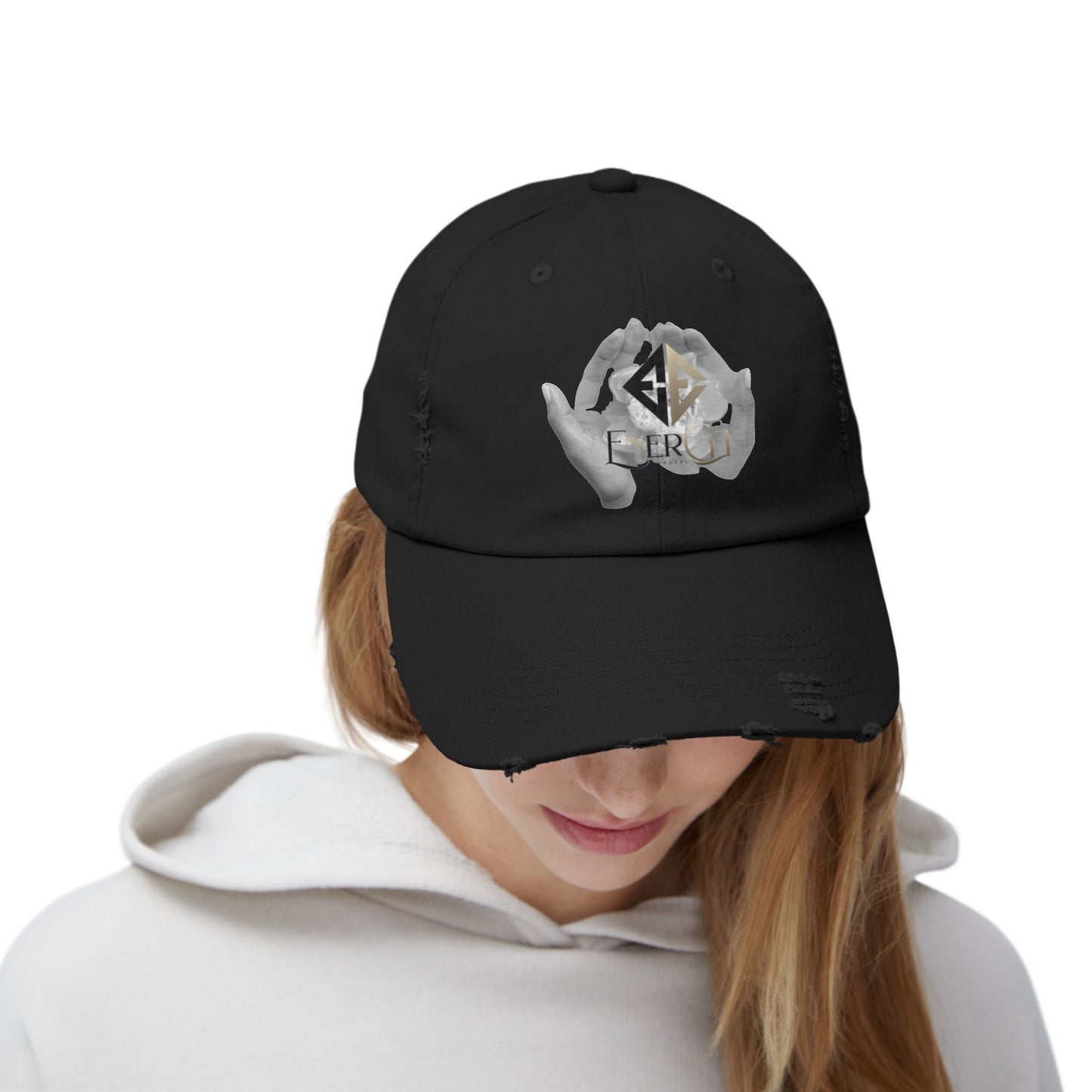 ENERGE Unisex Distressed Cap