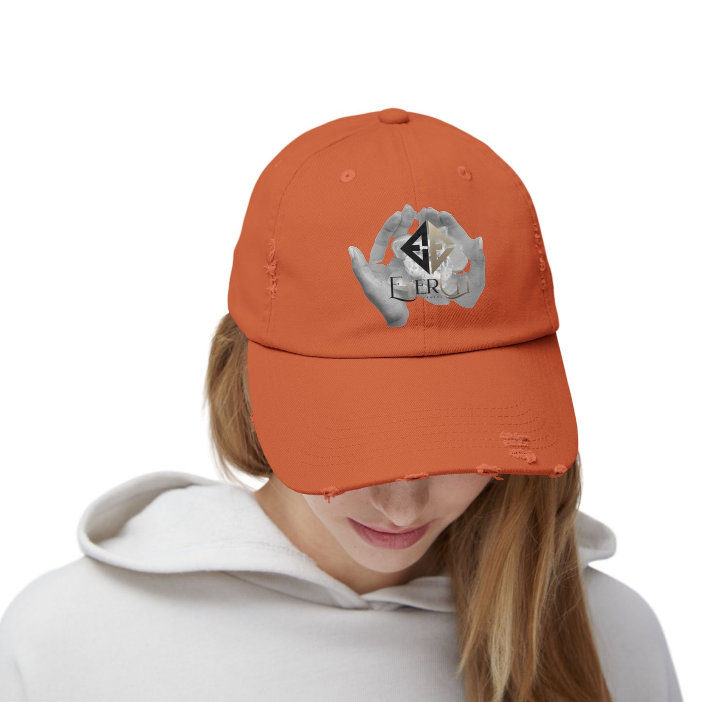 ENERGE Unisex Distressed Cap