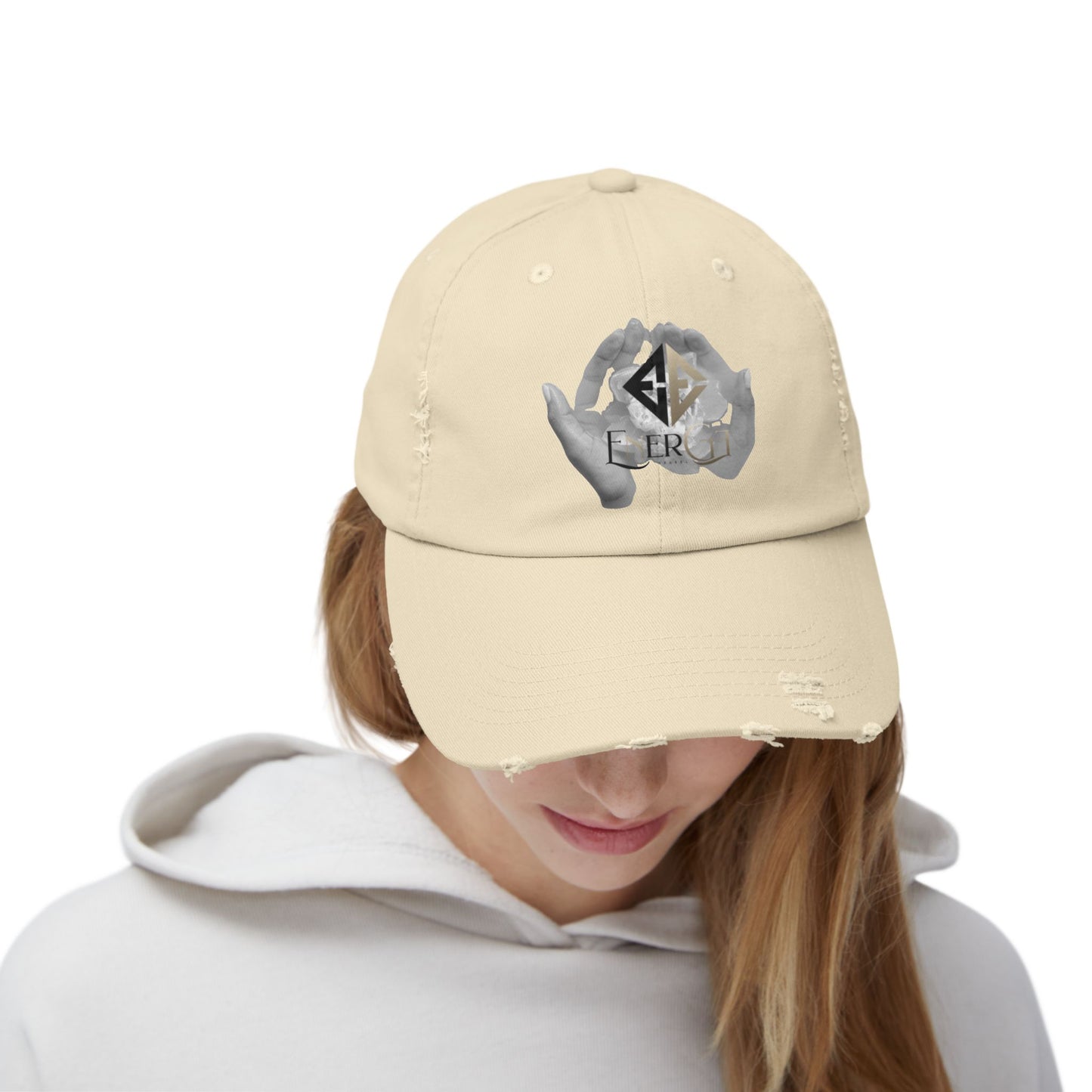 ENERGE Unisex Distressed Cap