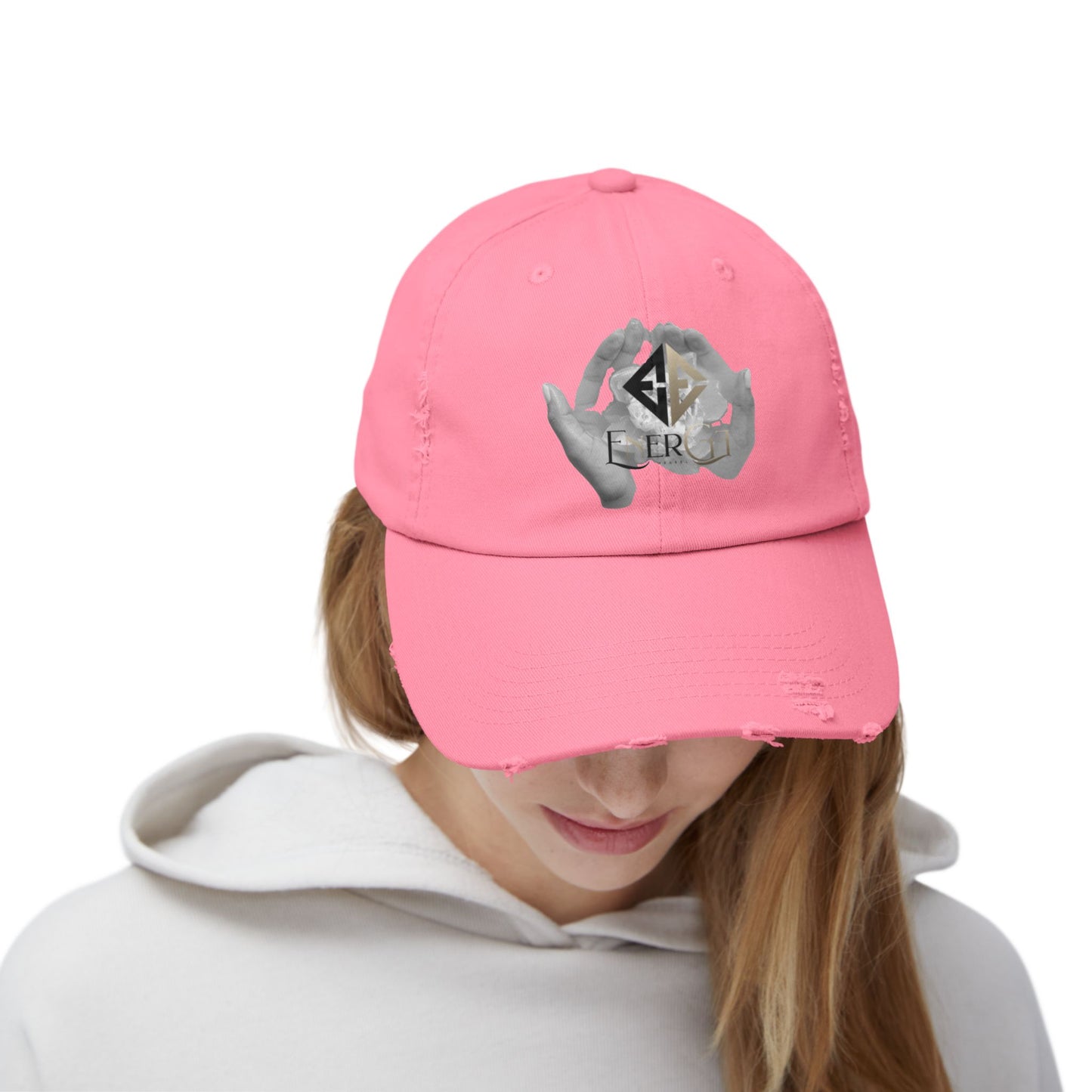 ENERGE Unisex Distressed Cap