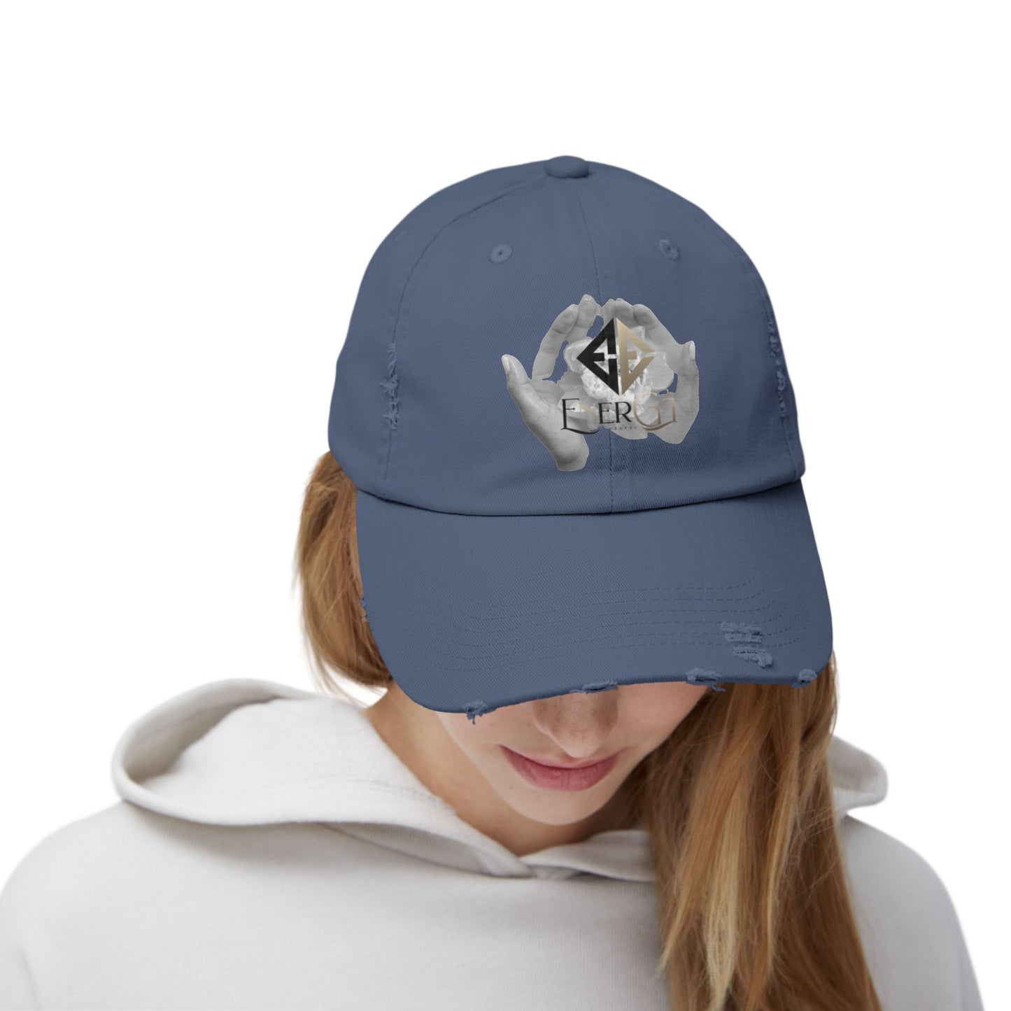 ENERGE Unisex Distressed Cap