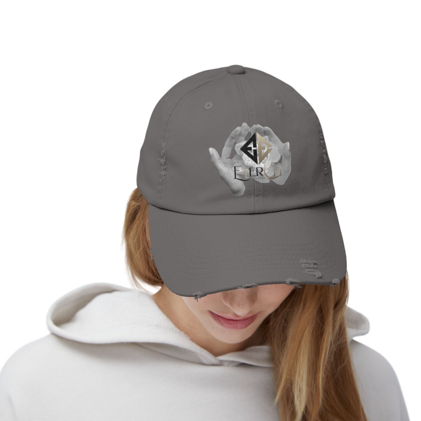 ENERGE Unisex Distressed Cap