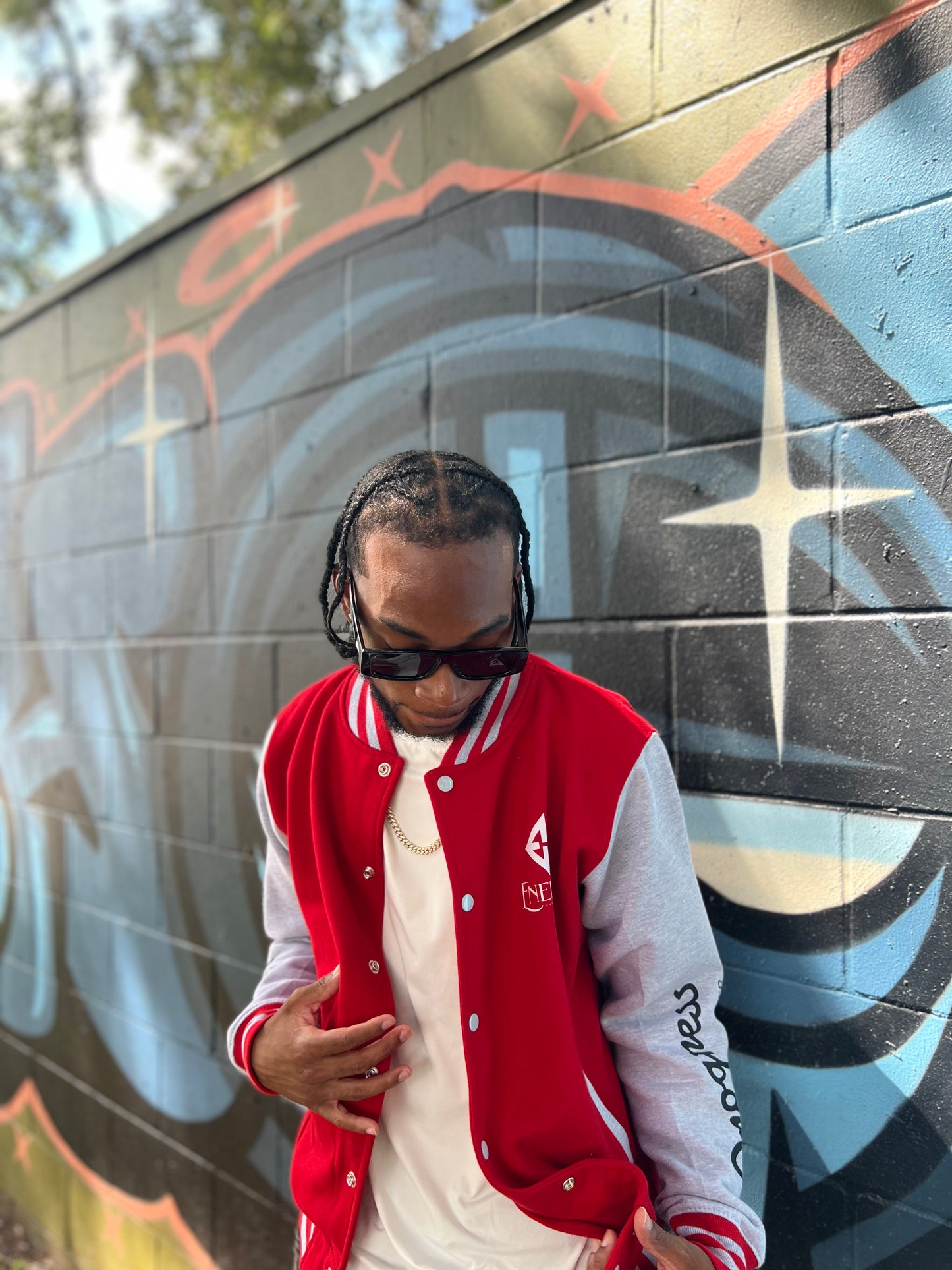 ENERGE Heavyweight Letterman Jacket